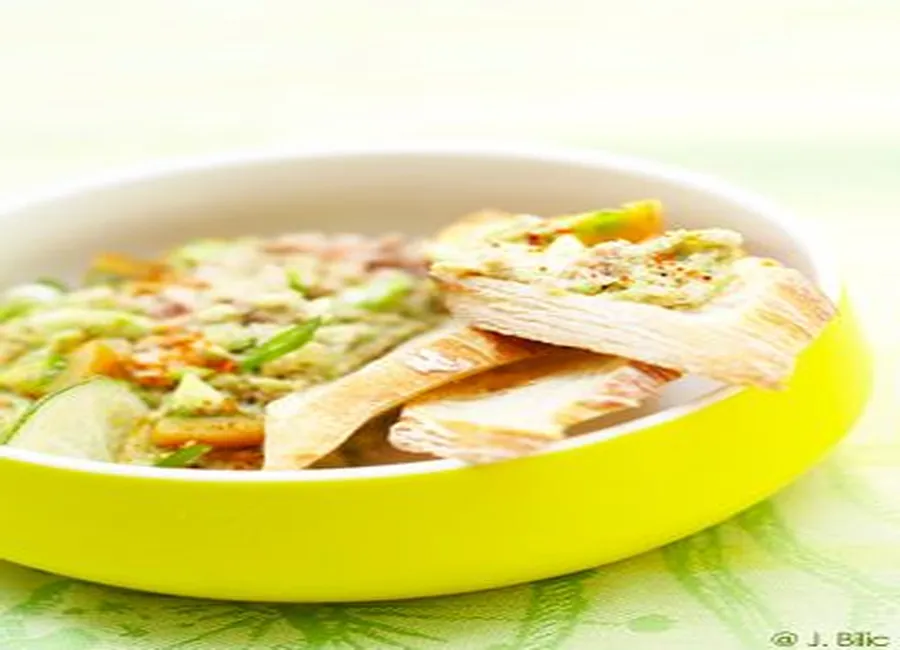 Thon guacamole en tartines