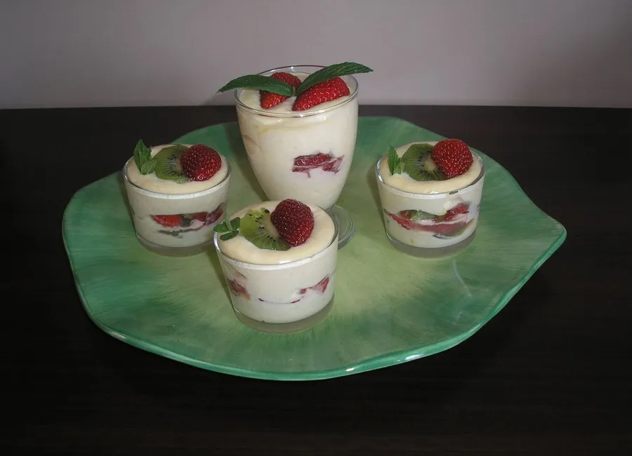 Tiramisu fraises kiwi