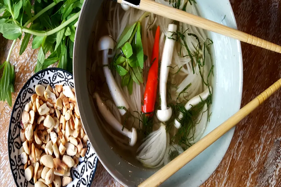 Bouillon thaï pimenté veggie