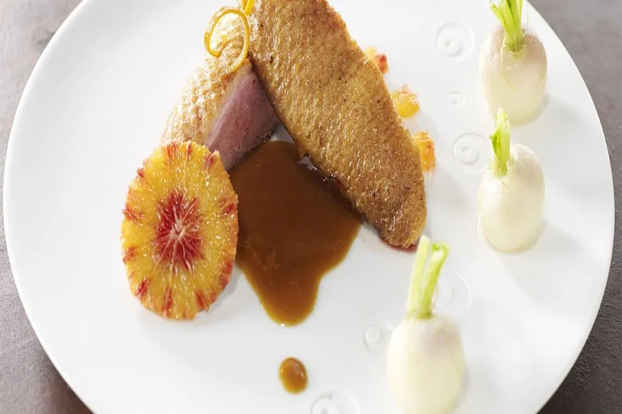 Canard à l'orange sanguine