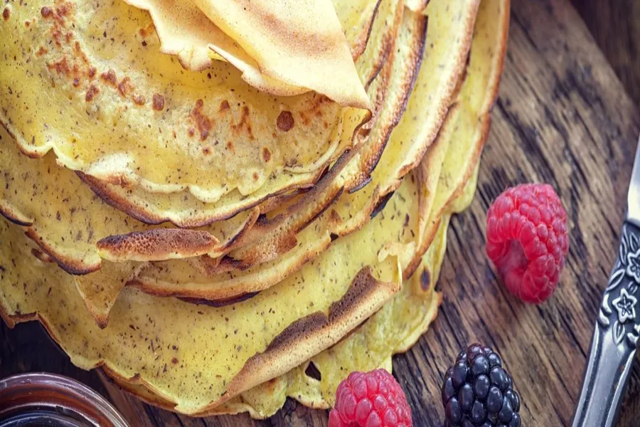 Crêpes sans gluten ni lactose