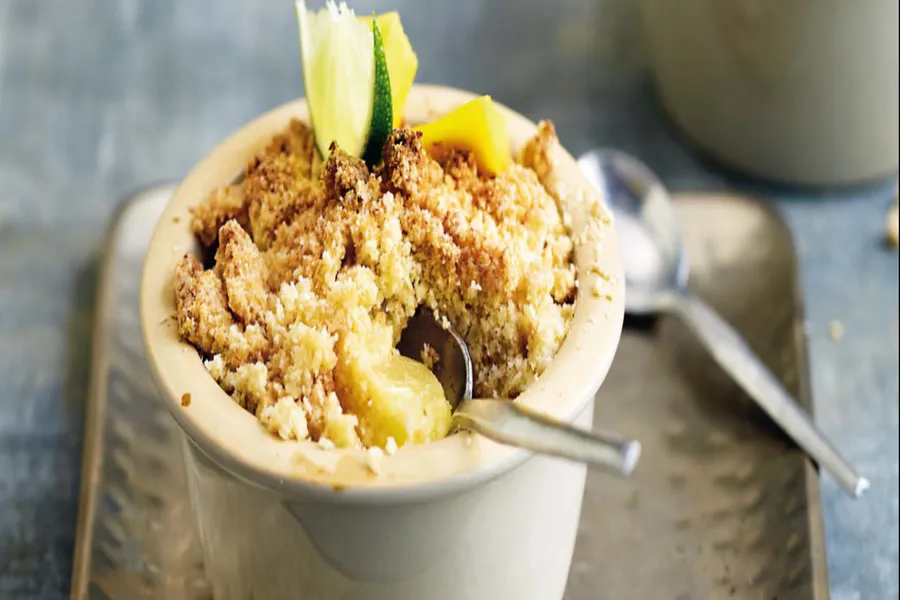 Crumble de fruits exotiques
