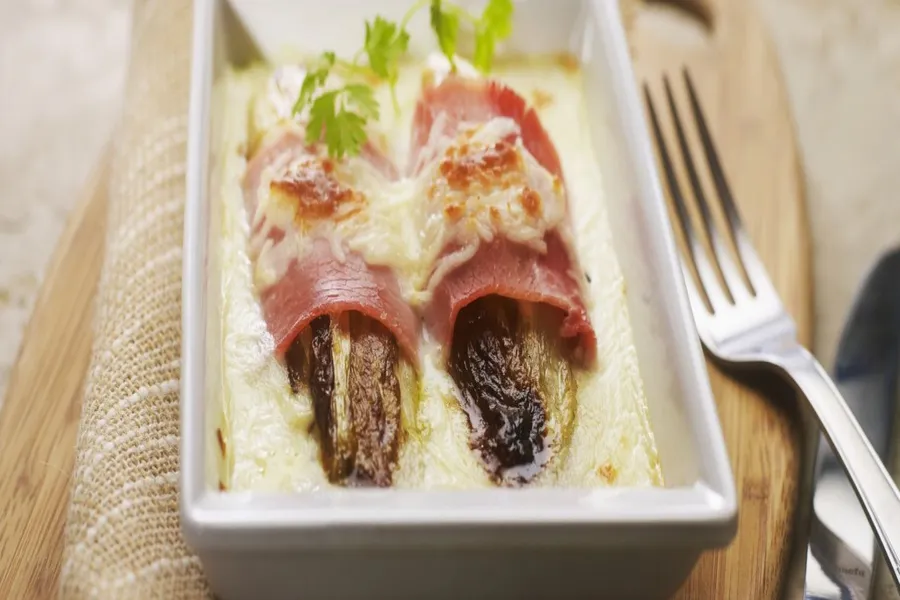 Endives au jambon