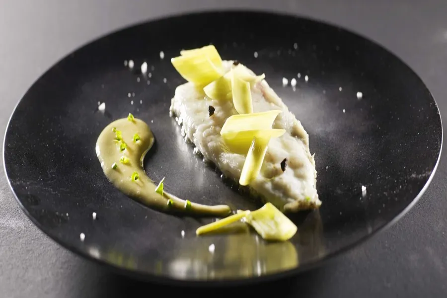 Filet de turbot au sabayon de champagne