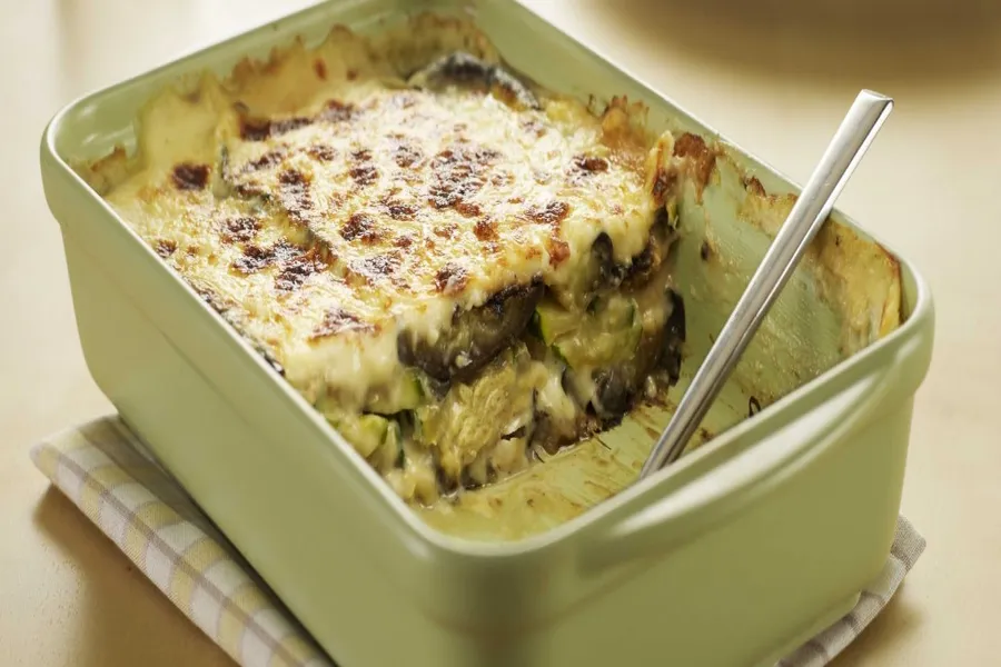 Gratin d'aubergines en moussaka