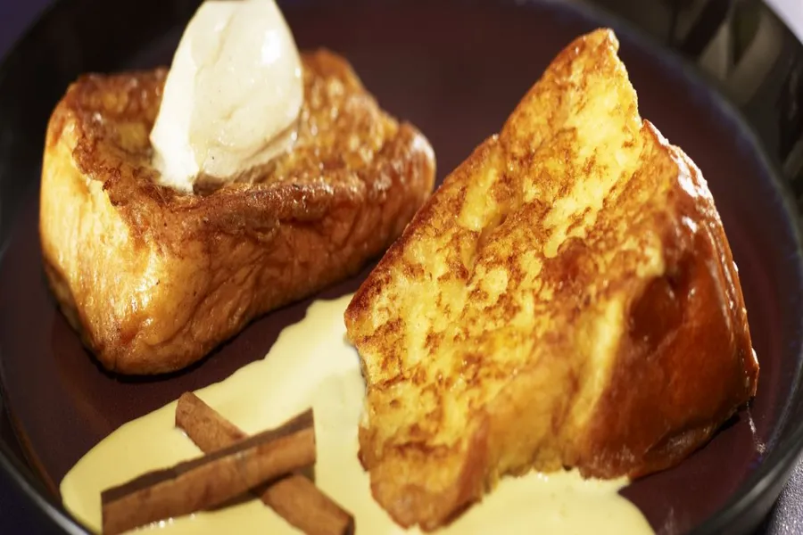 Kougelhopf en pain perdu, glace au pain d'épices