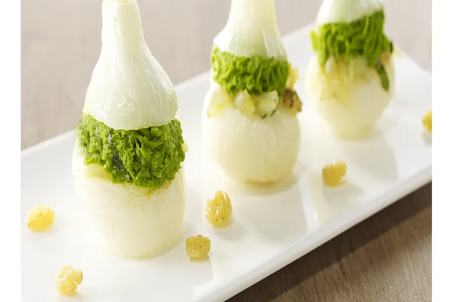 Oignons farcis à l'orientale