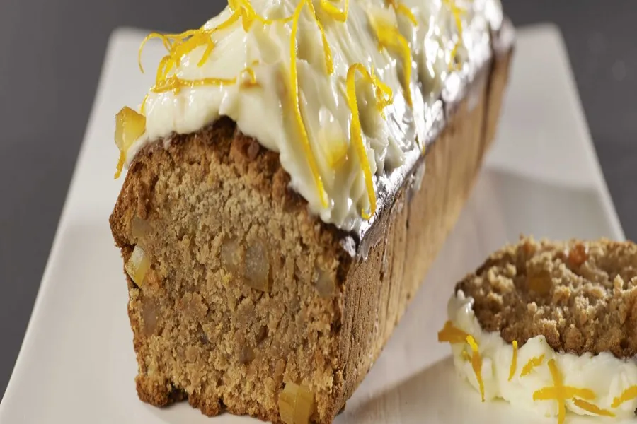 Pain d'épices, cream-cheese aux zestes d'agrumes