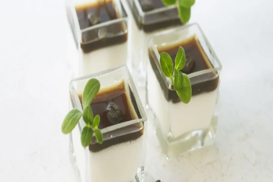 Panna cotta au café
