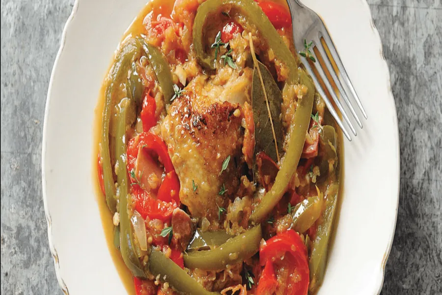 Poulet basquaise