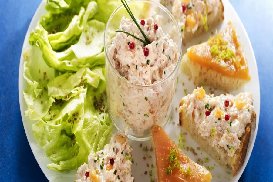 Rillettes aux deux saumons