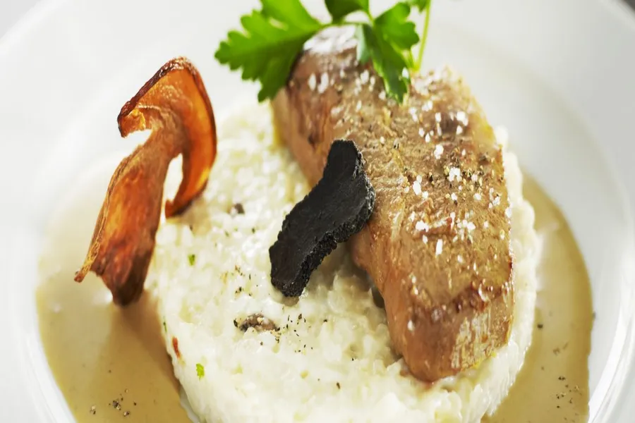 Risotto de foie gras richard anconina