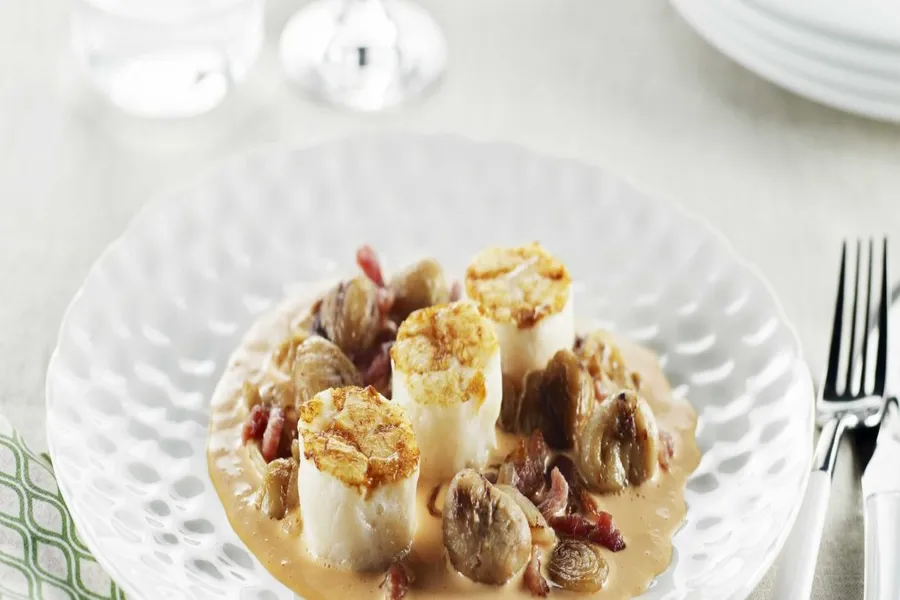 Saint jacques aux marrons