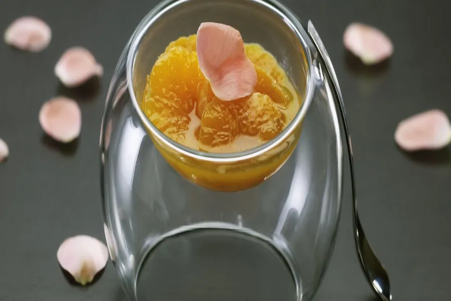 Salade de clémentines à la rose