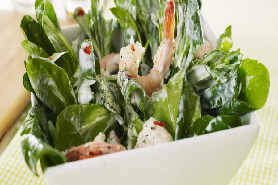 Salade de crevettes