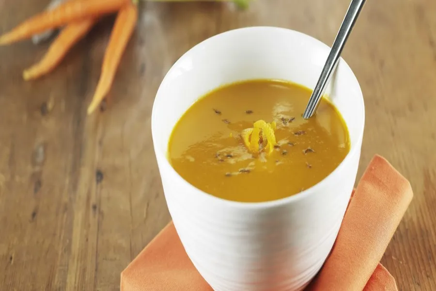 Soupe de carottes au cumin