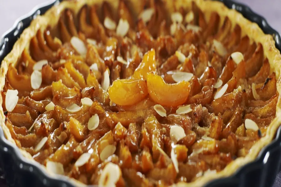 Tarte feuilletée aux abricots