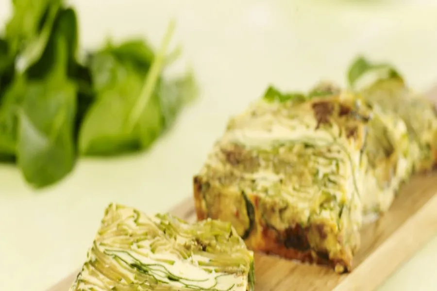 Terrine de courgettes et épinards