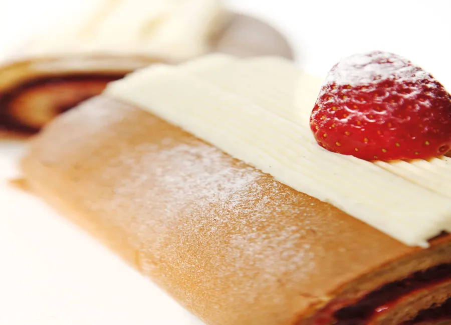 Biscuit roulé à la confiture