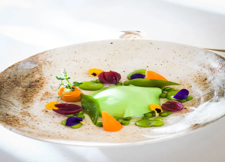 L’oeuf petits pois et carotte