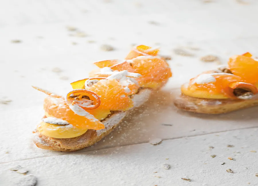 Éclair mandarine-potimarron