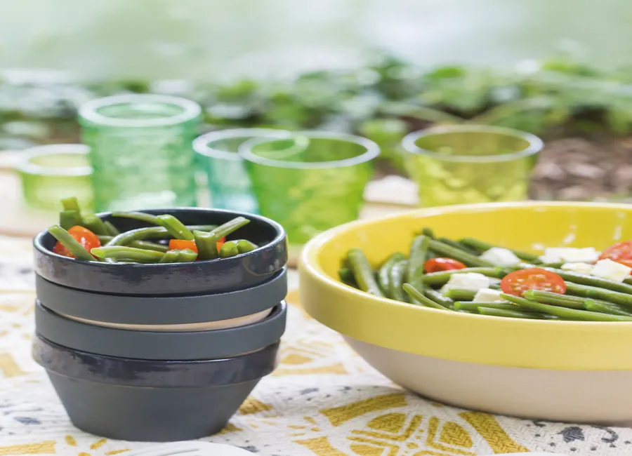 Salade de haricots verts et fêta