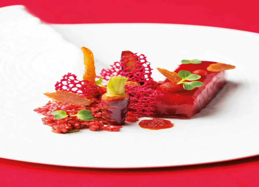 Gravelax de saumon & quinoa tomate