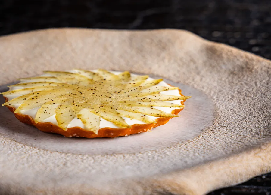 Tartelette agrumes et jasmin du jardin