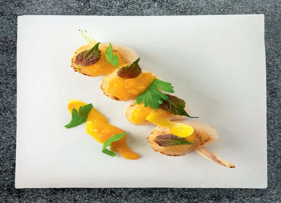 Brochette saint-jacques
