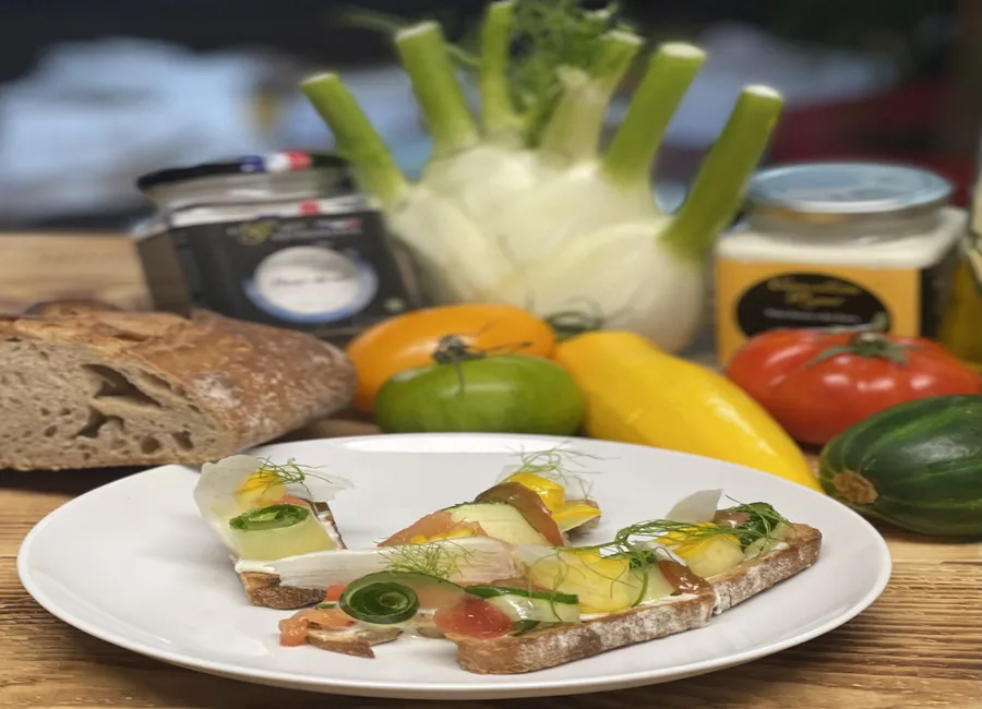 Bruschetta végétarienne