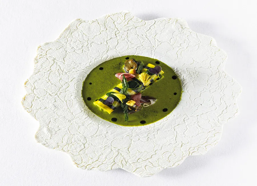Cannelloni farci aux escargots