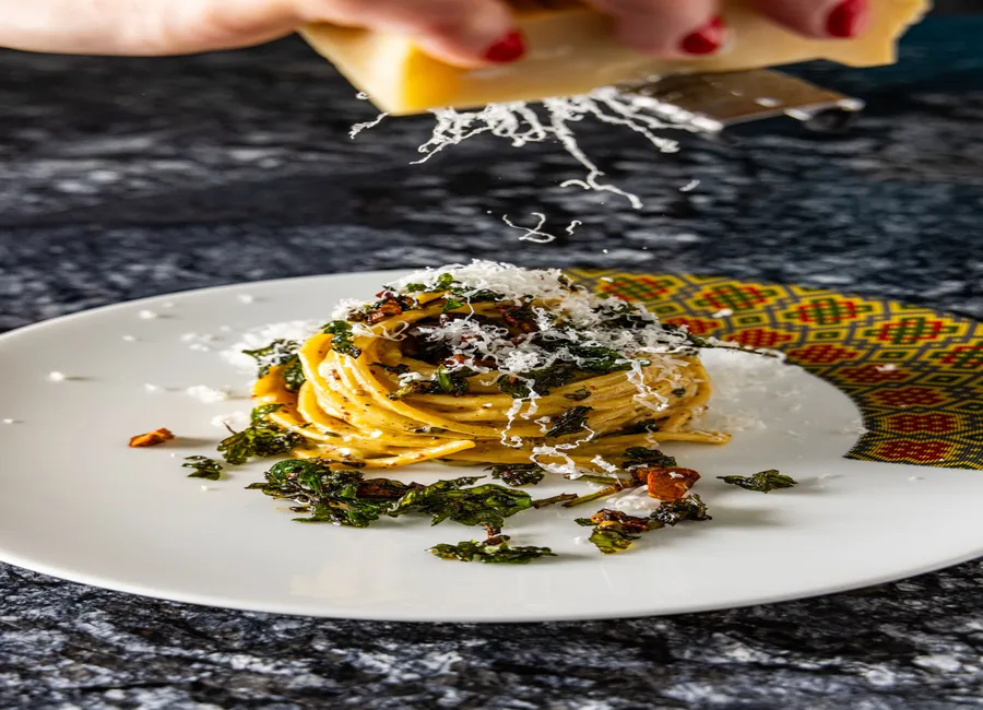 Carbonara revisitée à la moutarde edmond fallot