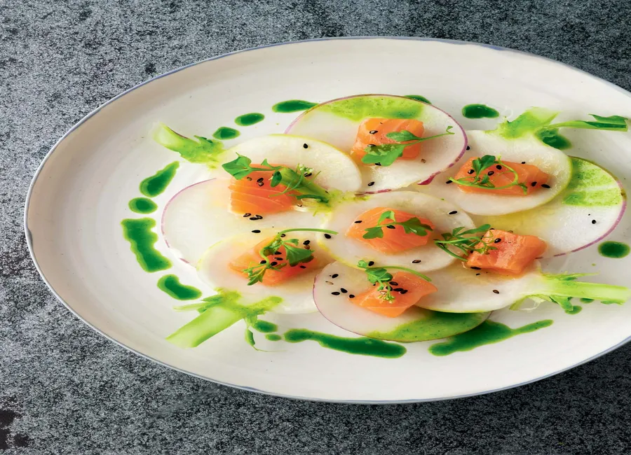 Carpaccio navet kabu