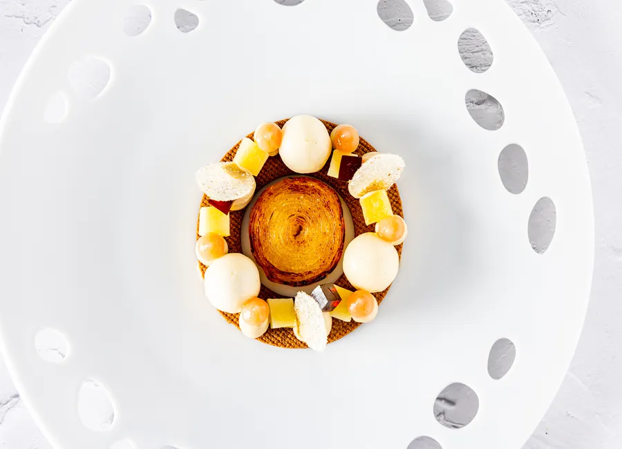 Coing poché & caramélisé