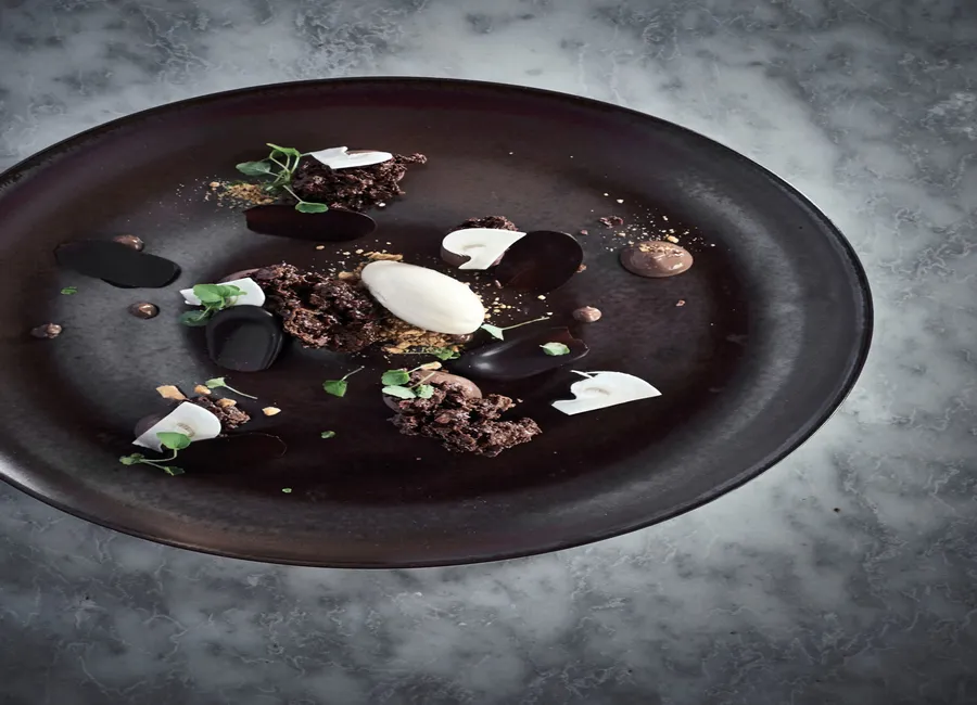 Dessert champignon romarin