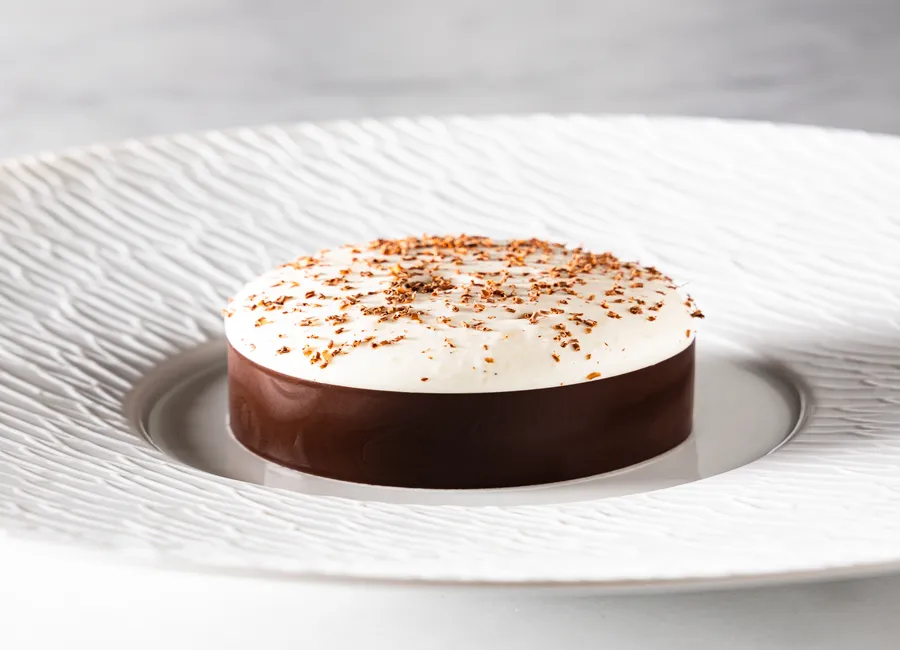 Dessert chocolat à la vanille torréfiée