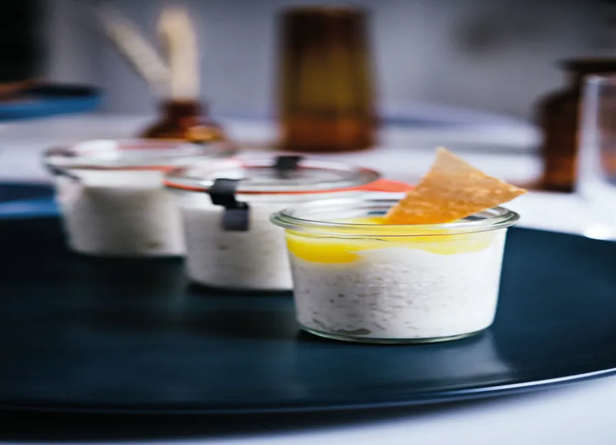 Crêpe sarrasin et tarama au wasabi