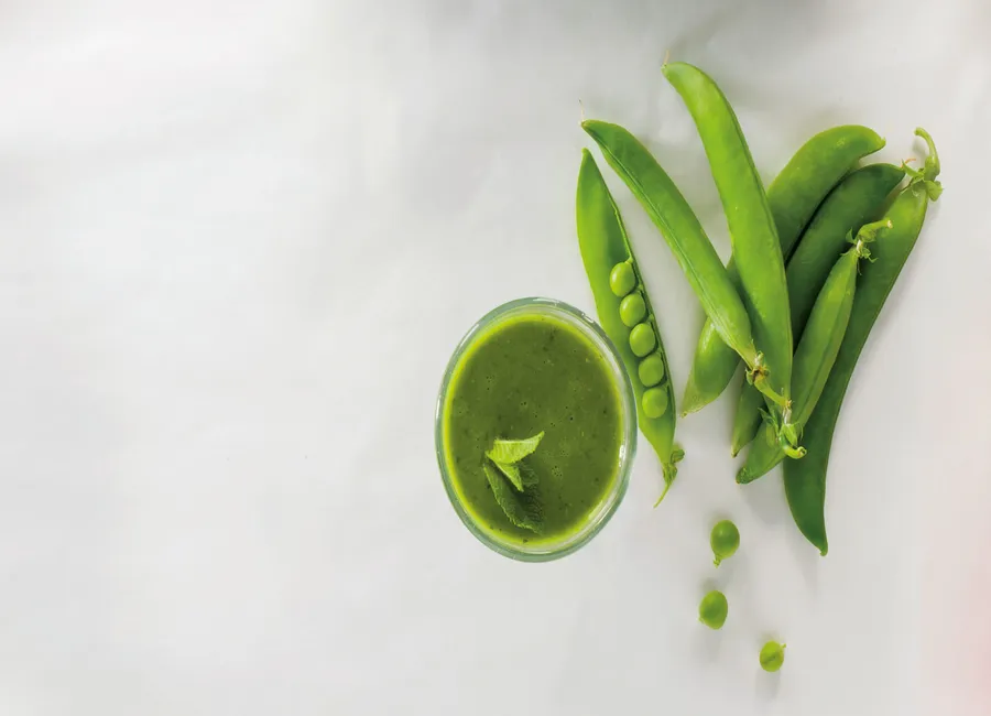Gaspacho petit pois & menthe