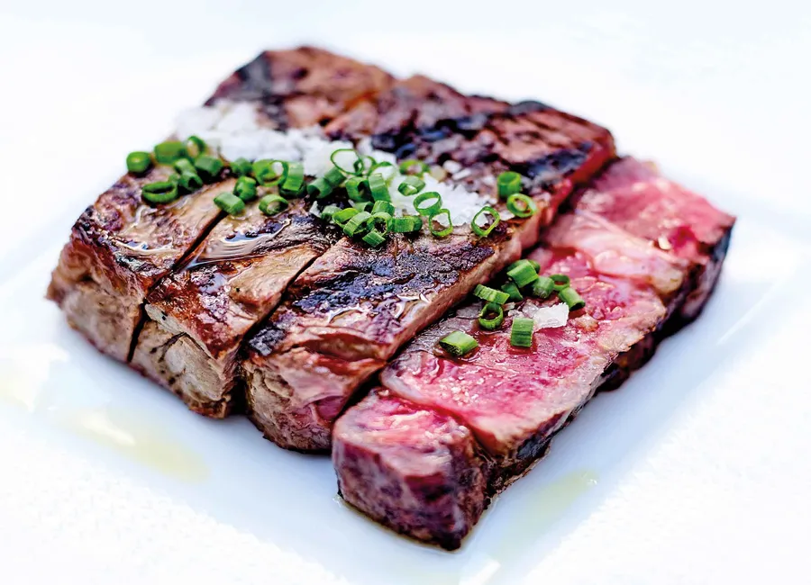 Tagliata de bœuf au feu de bois