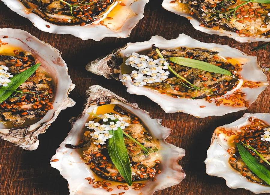 Huîtres beurre miso