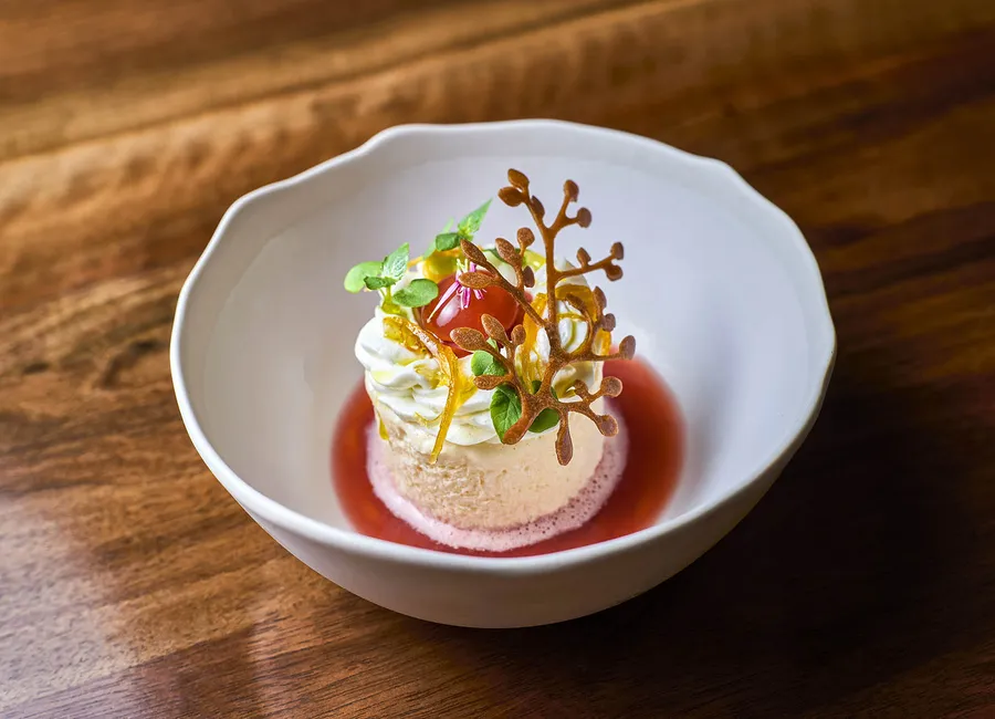 Le soufflé glacé à l’orange sanguine