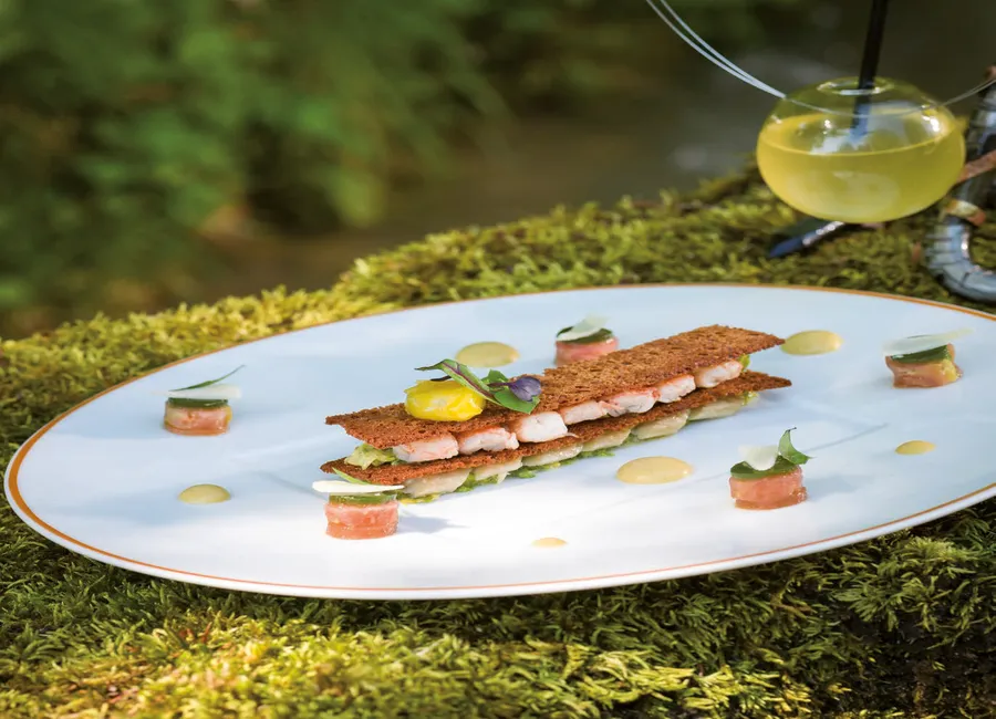 Terrine de homard & son bouquet de légumes printaniers
