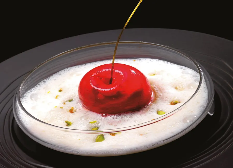 Tartare de boeuf charolais, glace à la moutarde