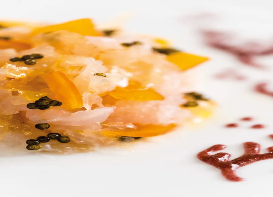 Poisson du sud en caravane nordique poutargue, caviar krystal