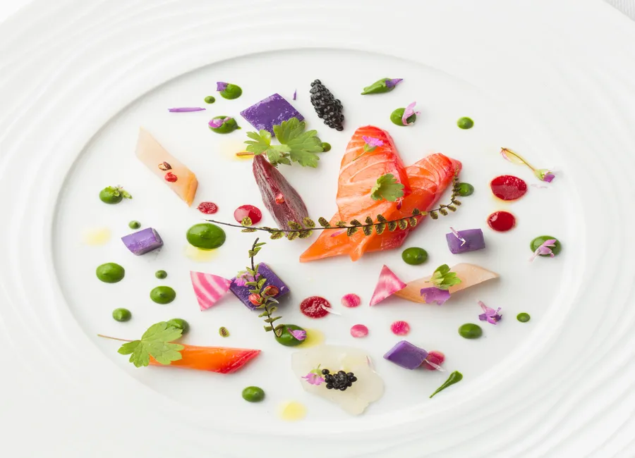 Palette de poissons fumés et marinés au château