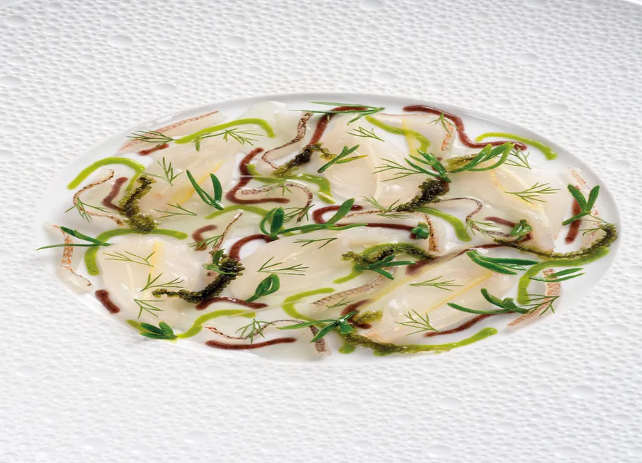 Le relief de poisson, jus de fenouil sauvage