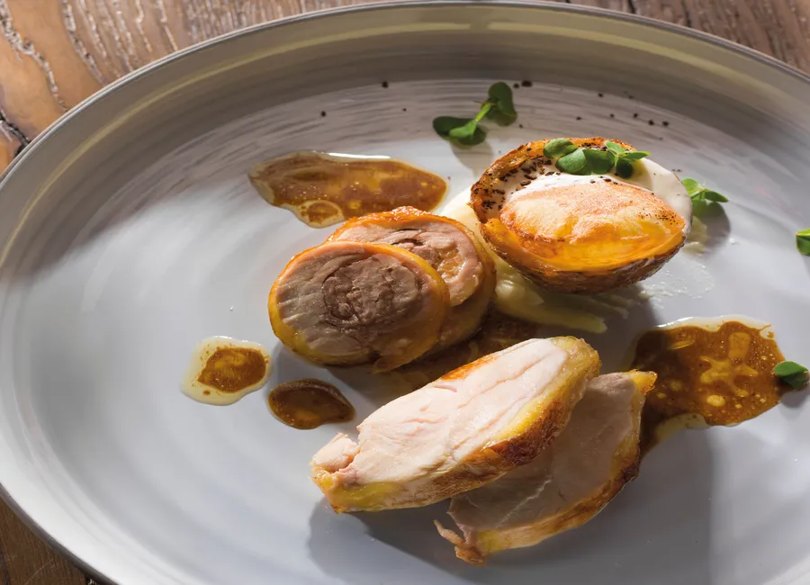 Poularde la flèche de la ferme de la ruchotte
