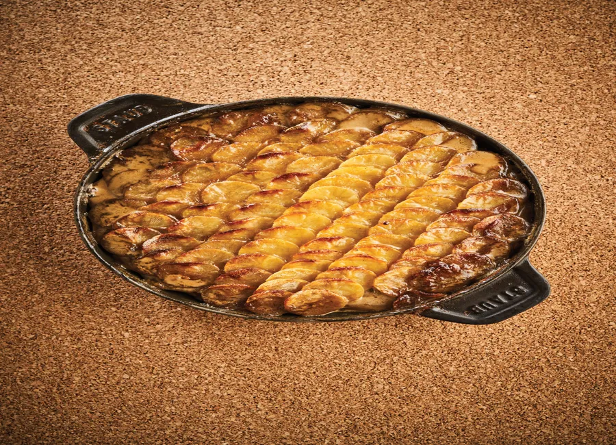 Estouffe de pommes de terre aux cèpes