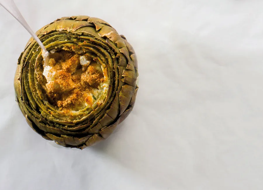Artichaut pané au citron