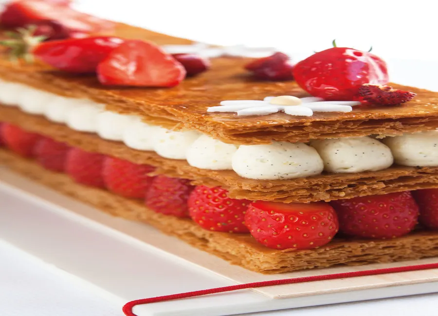 Mille-feuille fraise vanille